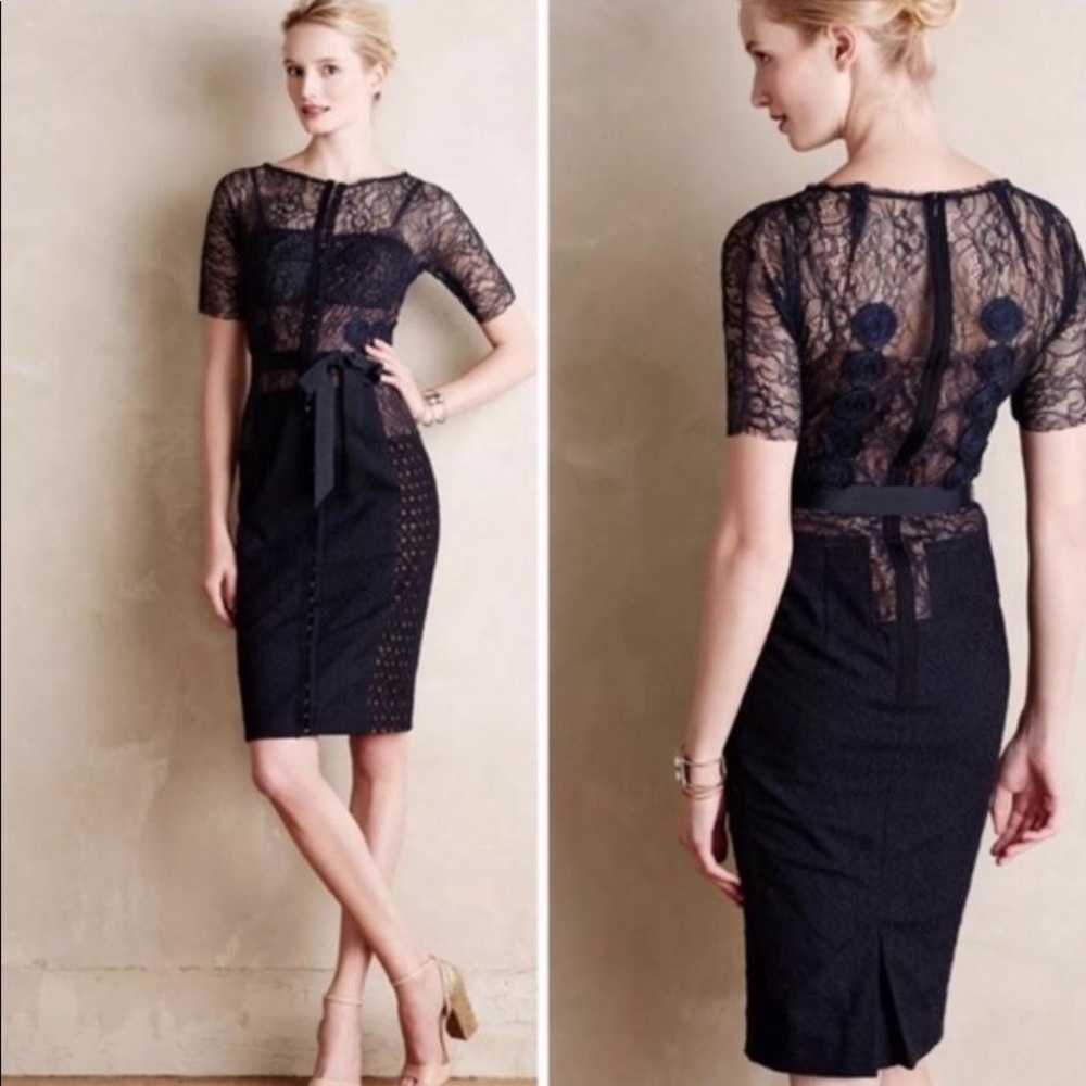 Anthropologie Byron Lars Carissima Sheath Dress